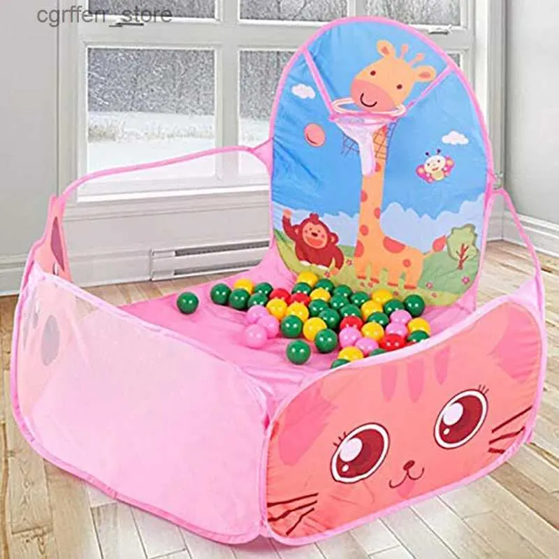 Toy Tents Portable Kids Playpen Children Outdoor Indoor Ball Pool Play Tent Kids Safe Foldble PlayPens Game Pool of Balls For Kids Gifts L410