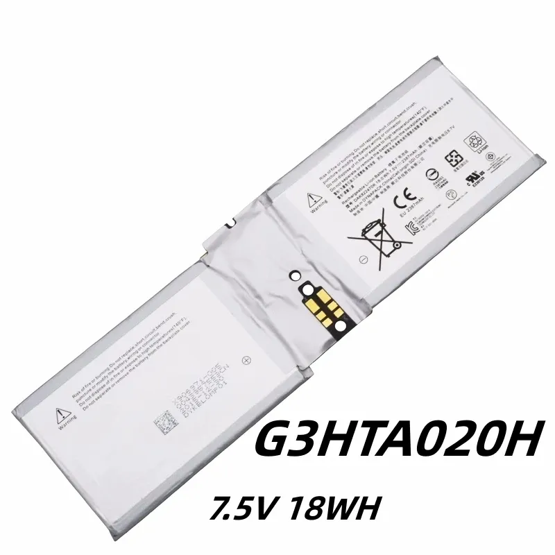 Batterier G3HTA020H DAK822470K 7.5V 18Wh Laptop Battery för Microsoft Surface Book 1 2 1703 1704 1705 Skärm Batterier CR700005