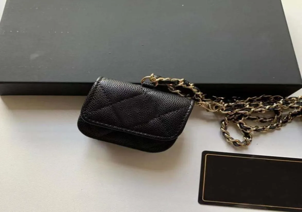 Mode Verkoop van klassieke mini -size damesketen portefeuilles topkwaliteit schapenvacht luxurys designer tas goud en zilveren buckle munt afspreelt3449597