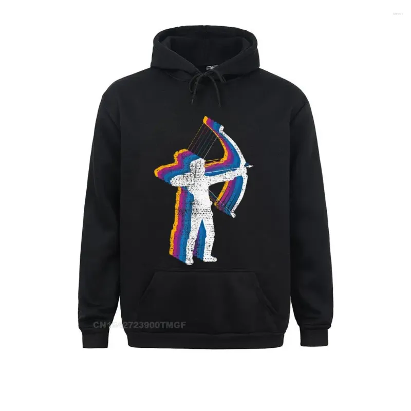 Men's Hoodies Hoods Vintage Archery Bow Hunting T-Shirt Thanksgiving Day Long Sleeve Men Sweatshirts 3D Printed Prevalent