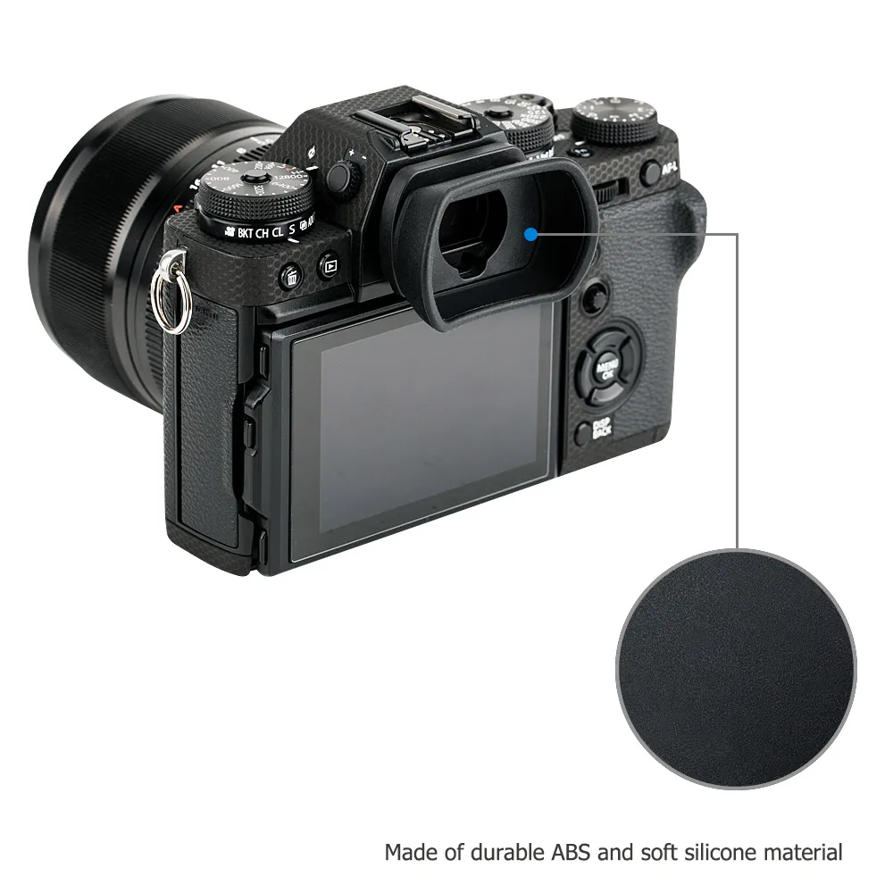 PROfezzion Lange Soft Silicone Oogkap Voor Olympus OM-1 & OM-1II - Vervangt EP-18 - 20,6mm Extended Eyecup Voor MFT Camera's