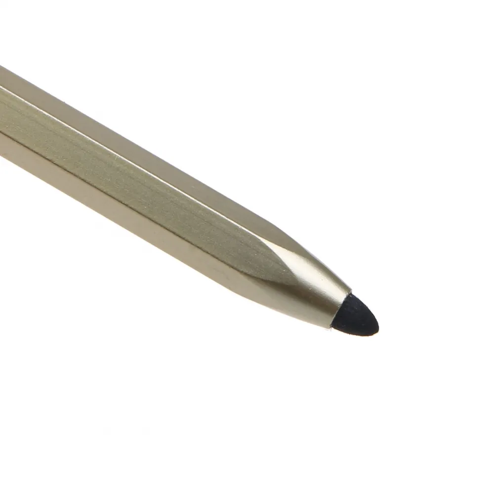 Tablet de telefone celular através da cabeça dura de use dupla caneta de alumínio de alumínio fino caneta capacitiva pda caneta caneta caneta