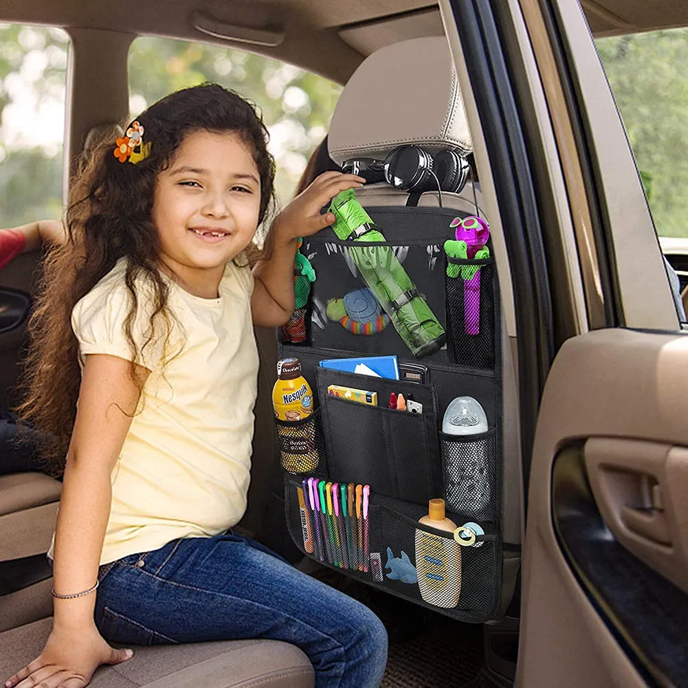 Multi pocket organizer for car seat back sale