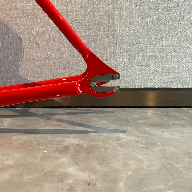 Frame muscolare grigio 700c bici telai bici da rosso 6061-t6 telaio a marcia fissa in alluminio 52 cm Fixie Framest Include SeatPost