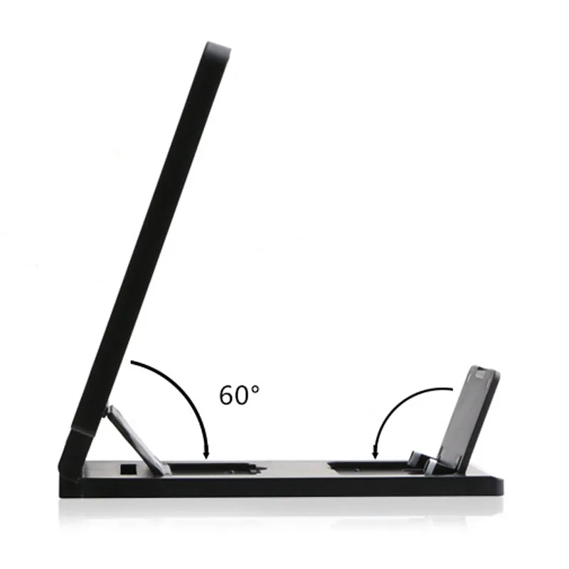 3D HD Mobile Phone Screen Magnifier Foldable Amplifier Stand For