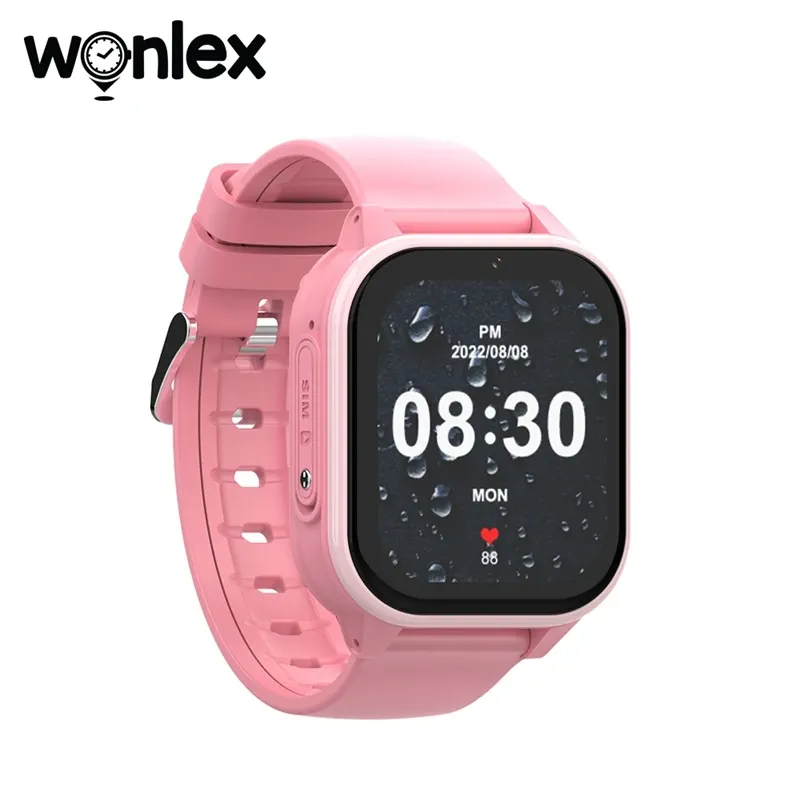 Uhren gewonnen Smart Kids Smart Watch 4G Sim Card Kidphone Fun Music Player KT19pro WhatsApp5.0 Globaler Kinder GPS -Standort Tracker