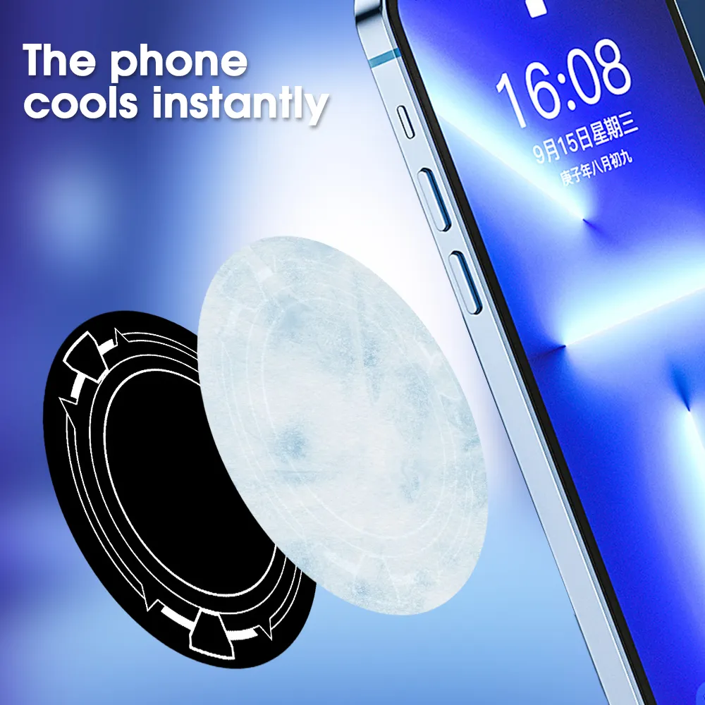 Plaques Refroidissement Téléphone – 5 Pièces Métal – Dissipation Thermique Pour Smartphones Et Tablettes