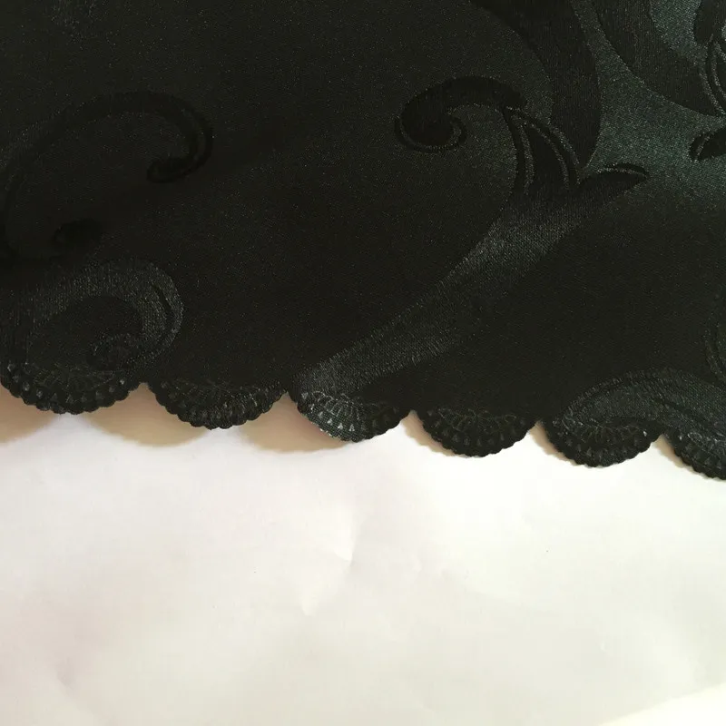 1PC Black 275cm Round Polyester Jacquard Table Cloth Damask Table Cover For Wedding Home Event Hotel Banquet Decoration