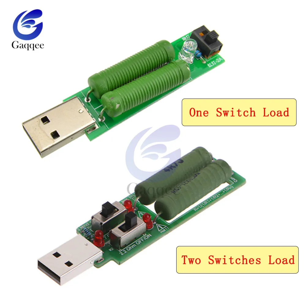 DHgate.com:USB Resistor DC Electronic Load with Switch Adjustable ...