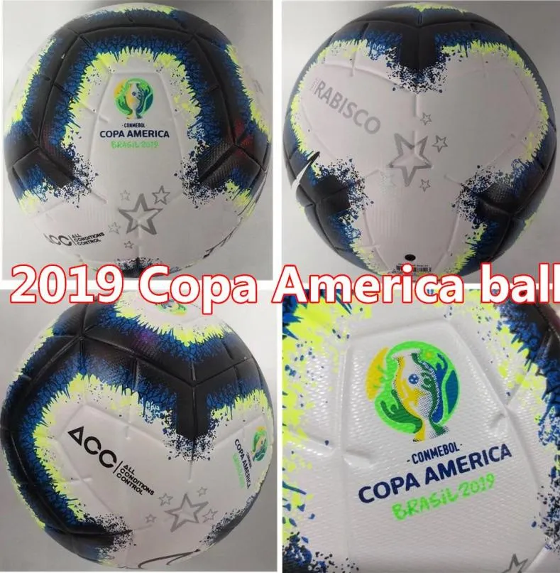 S 2019 Copa America Soccer Ball Final Kyiv Pu Size 5 Balls Granules SlipResistant Football Hoge kwaliteit BAL6520623