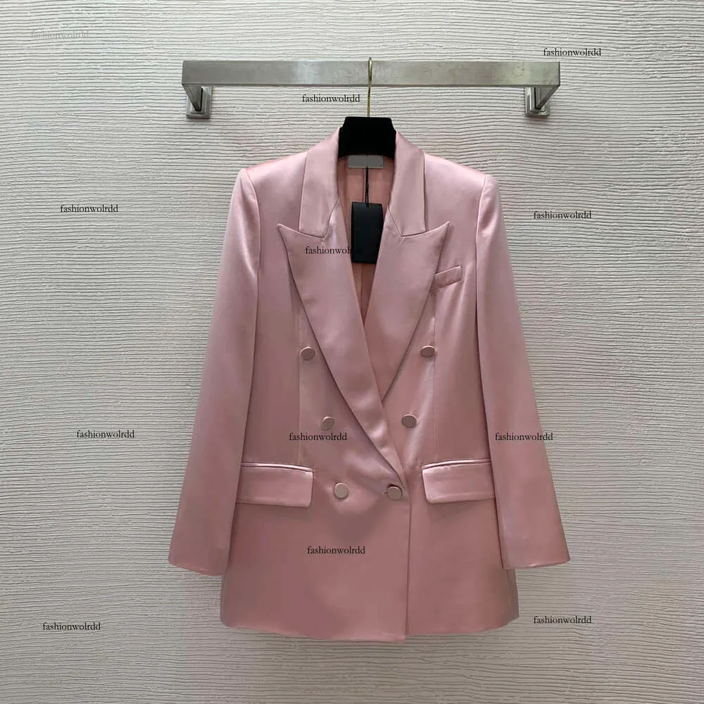 Merkpak Women Suits Coat Designer Dames Fashion Dinner Part Formele klassieke dubbele borde lange mouwen Blazer Suit jas overjas 10 april 10 april