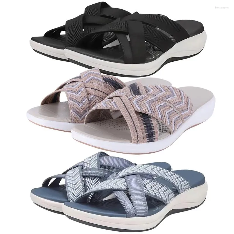 Casual Shoes Summer Slippers Men Women Indoor Outdoor Slide Soft Bottom Sandals Toe Trend Slides Light Beach Home Size 36-43