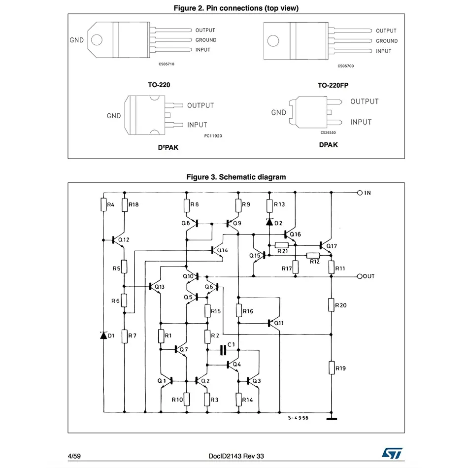 L7805CV LM7805 L7805 7805 Voltage Regulator IC 5V 1.5A TO 220 From ...