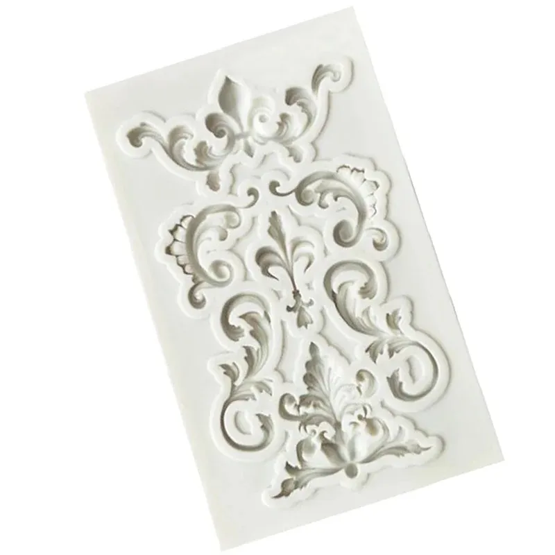 Lace Vine Border Silicone Resin Molds Cake Decorating Tools Pastry Kitchen Baking Accessories Fondant Cake Molds