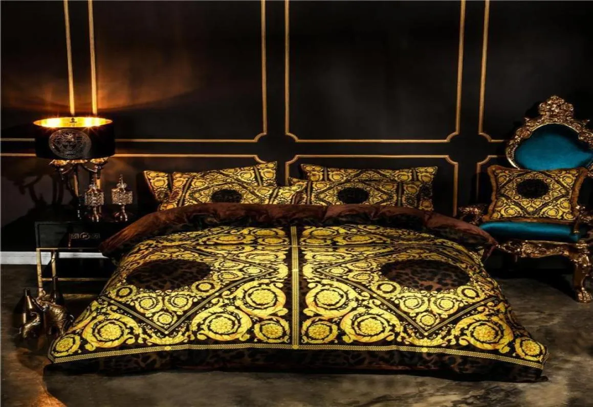 42 Home Home Textile Noir 46pcs Épaisseur Ensembles de litière de coeur Ensemble de linge de lit en lin de linge de lit de lit de lit
