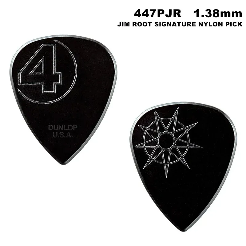 기타 픽 Dunlop John Petrucci 시그니처 재즈 III 1.55mm 기타 픽 플렉스 럼 중재자 음향 일렉트릭 기타 픽