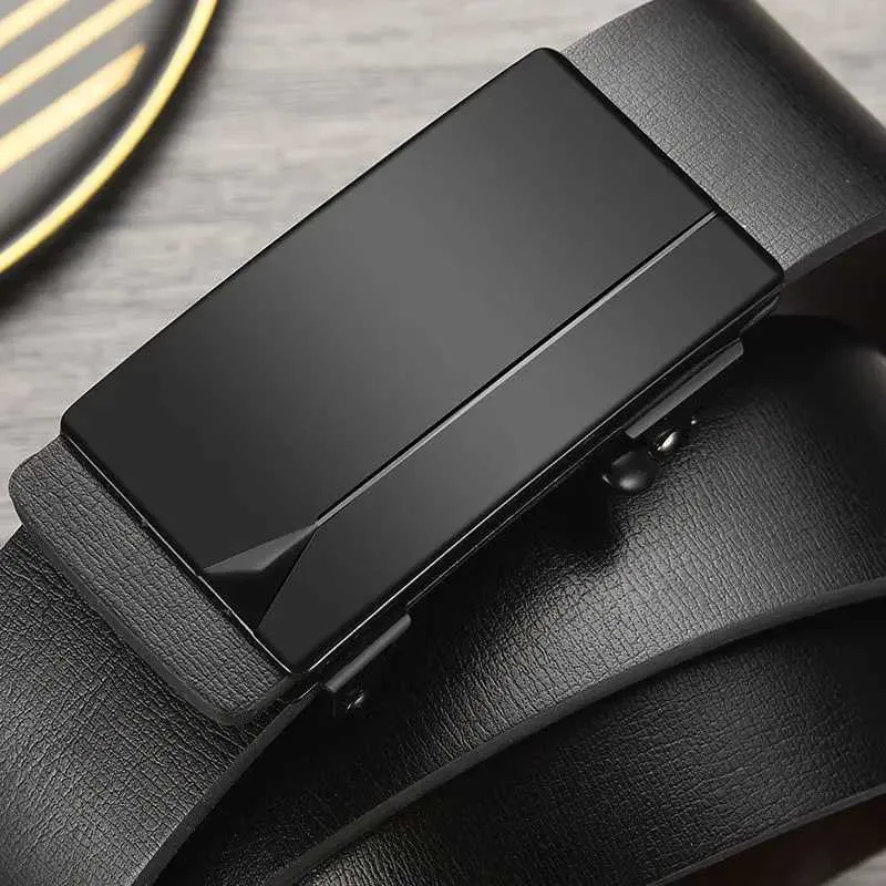 Belts 2013 New Mens Belt Fashion Mens High Quality Toothless Automatic Buckle Casual Mens Belt Business Fashion BeC240410