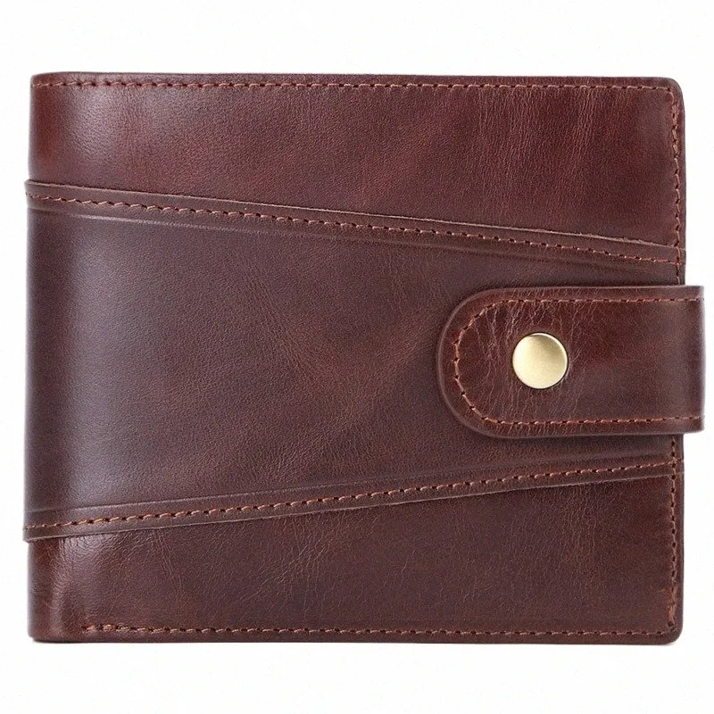 Portfel męski rfid vintage oryginalne skórzane portfele dla mężczyzn uchwyt na kartę kredytową torebka mey torba portfel 03wo#