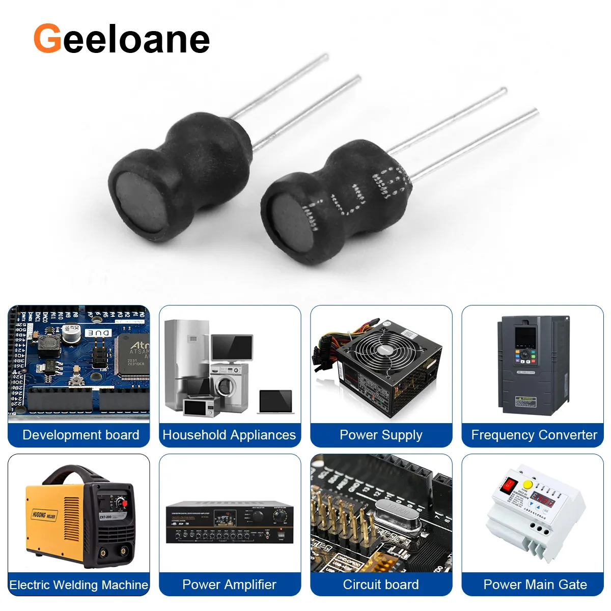 5x Inductor Choke Coil – 2.2uH Selection – TNE Or Unbranded – More Values Available In Shop