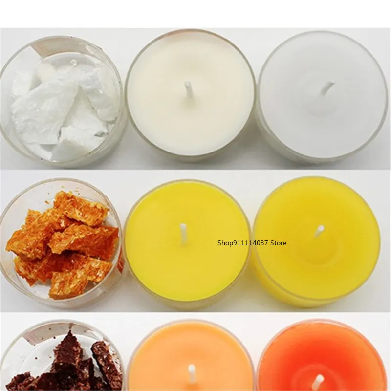 34 Kolory 5G DIY Candle Freat Making Wax Wax Freat Pigment świeca barwnik farbowanie parafiny wosk soi farbowanie ręcznie robione świeca mydła Making xj03