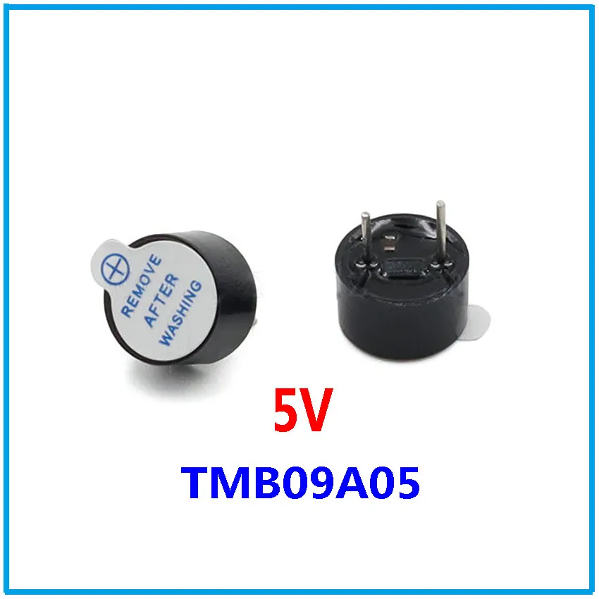 5pcs Yeni Çevre Dostu Yüksek Sıcaklık Buzzer TMB09A05/03/09A12 3V/5V/12V Aktif Entegre Elektromanyetik Buzzer