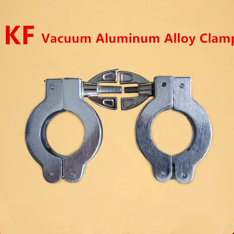 Vacuum clamp aluminum alloy clamp KF16 KF25 KF40 KF50 quick-install vacuum pipe fittings