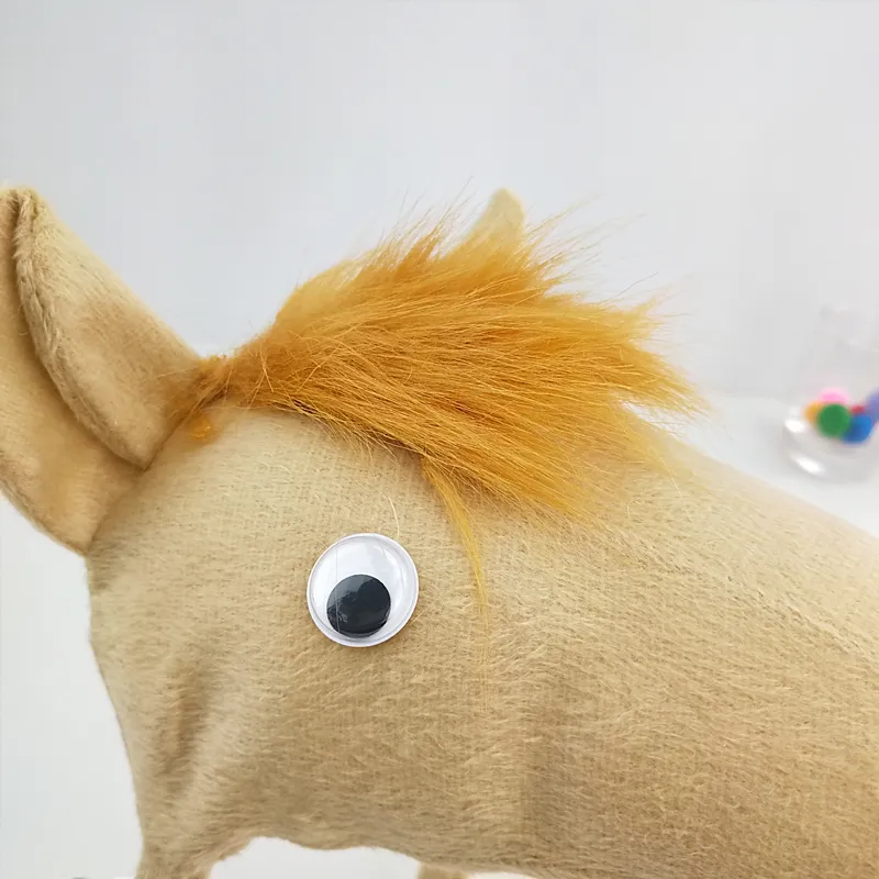 3D Horse Headband Bow Tie Tail Plush Animal Headwear for  display picture 1