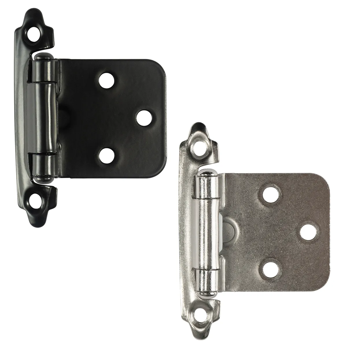 Decorative Metal Self Closing Cabinet Hinges for Wood Kitchen Furniture 1 2 Overlay Face Frame Cupboard Door Spring Hinge