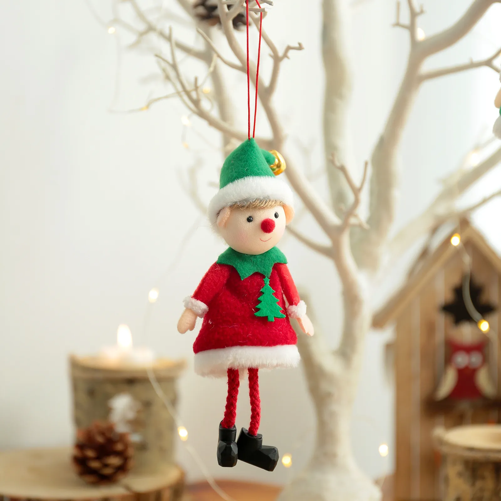 Merry Christmas Christmas Decorations for Home Xmas Plush Elves Angel Doll 2022Christmas Tree Decor New Year's Decor Navidad