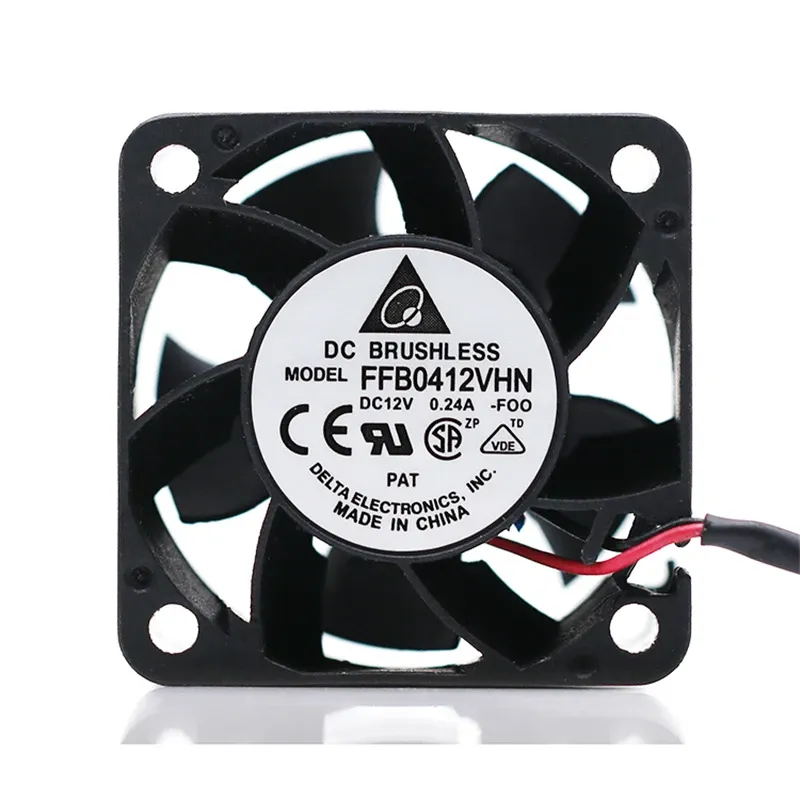 Kylning Ny original FFB0412VHN 12V 0.24A 4CM 4028 DUBBEL BALL Hög luftvolym Server Switch Cooling Fan