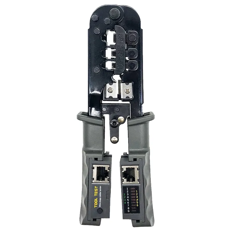 Network Cable Crimping Tool Kit: RJ45 Crimper For Cat7/Cat6/Cat5/RJ11 ...
