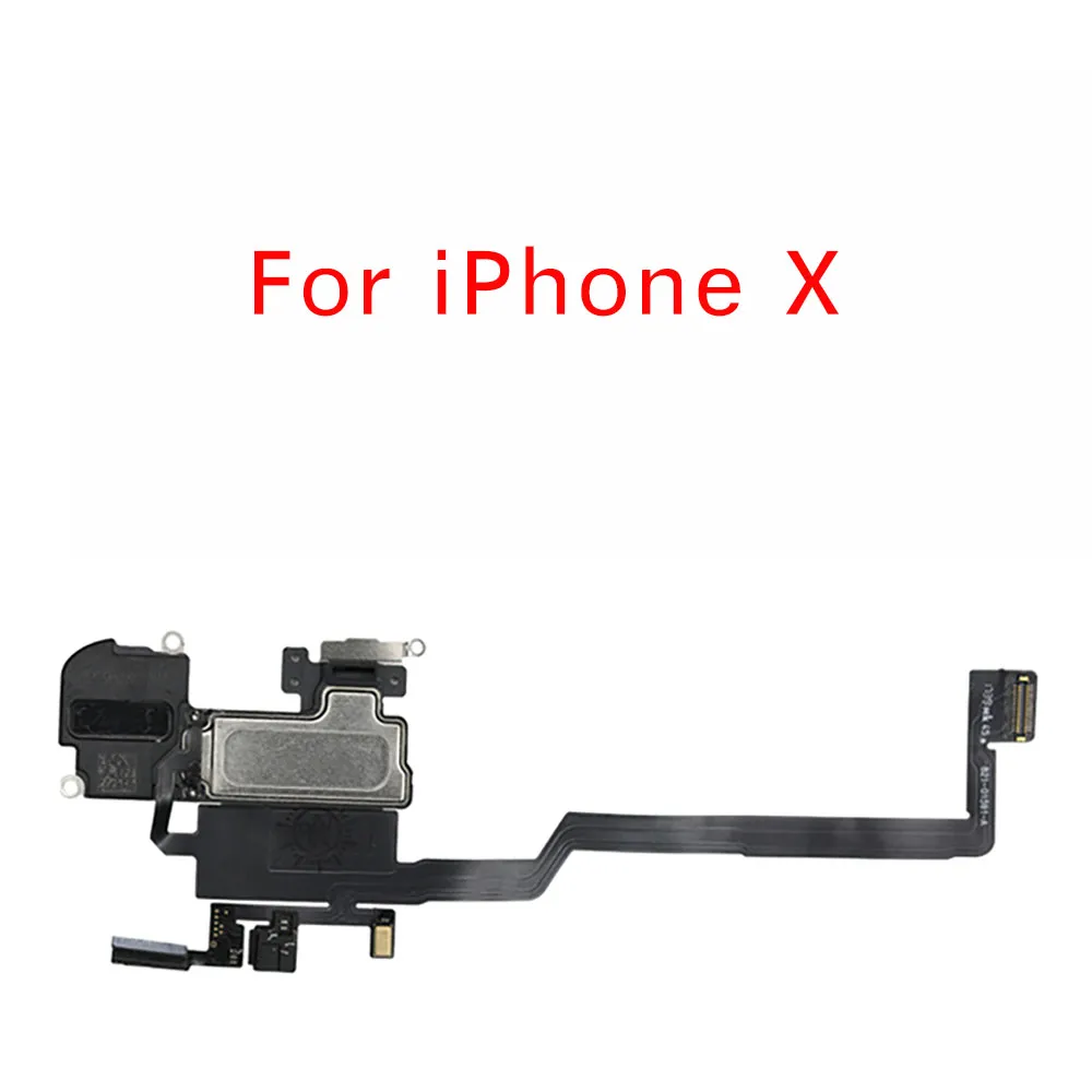 Câble flexible du haut-parleur pour iPhone X XR XS XSMAX 11 11pro MAX ELOTPIEE avec des pièces de remplacement du capteur d'éclairage de proximité