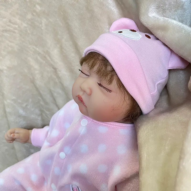 55cm Newborn Baby Rebirth Doll Baby Doll 22 Inch Realistic Real Babe Doll Kids Birthday Gift Reborn Bebe Doll