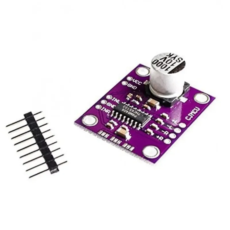 CJMCU-8406 PAM8406 Ingen störning Stereo Class D Audio Power Amplifier Module Development Board 5WX2 Stereo M70For CJMCU-8406 Utvecklingskort