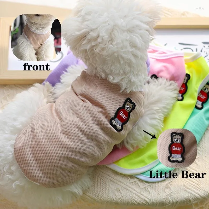 Appareils pour chiens printemps / été mince gilet animal de compagnie beau et mignon sans bâton chat chat universel dopamine pull