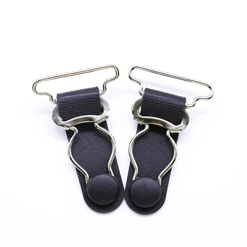 /lote feminino Tira da liga da perna Taxa Black High Sockings Suspender Belt Metal Clips Wholesale