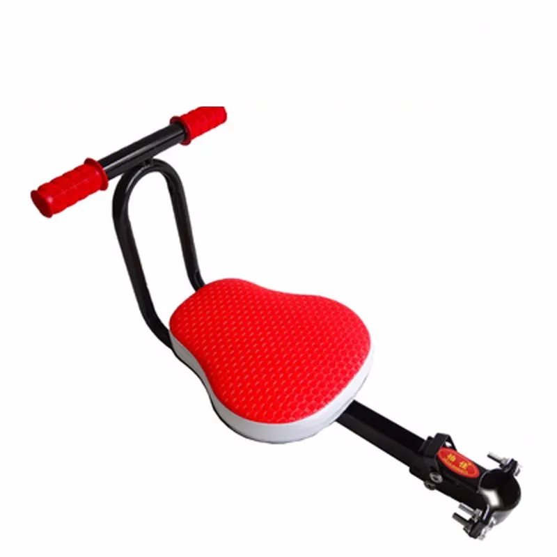 13Baby Childs Bicycle Bike MTB Chair Front Seat for Mountain Bicycle Saddle Children Folding Safety Seat Chair with Cushion Pedal