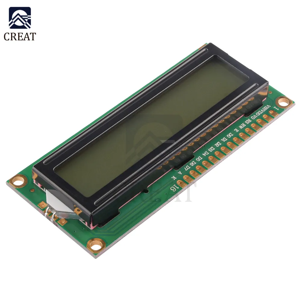 1602 LCD Display Module: 5V 16x2 Character Gray Screen for Arduino ...