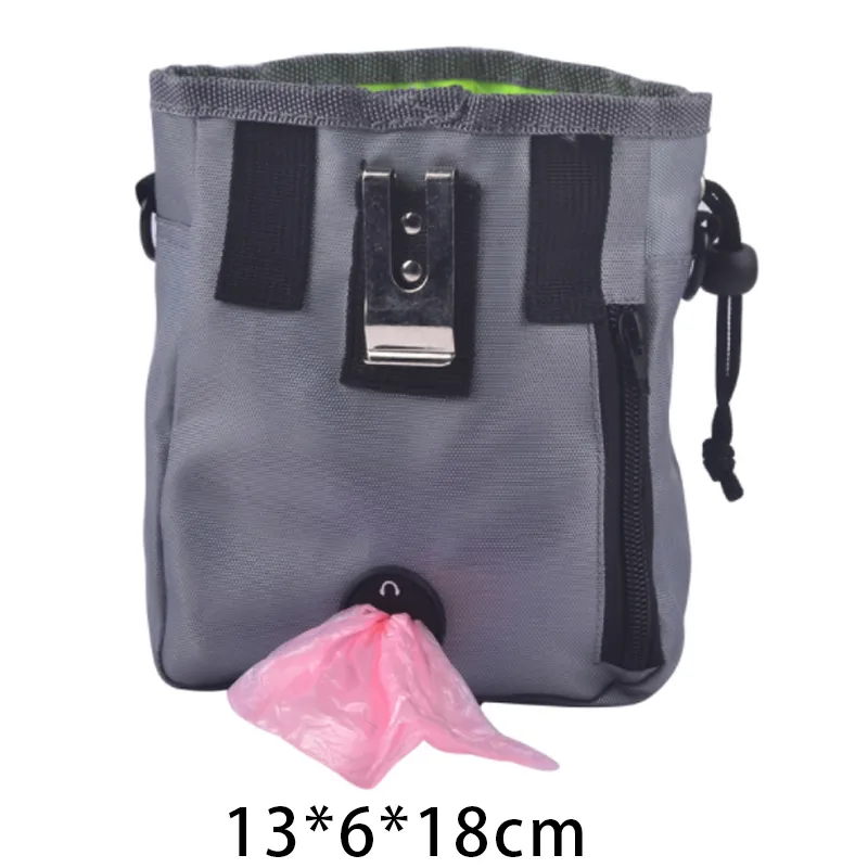 Detachable Dog Training Treat Bags Doggie Pet Feed Pocket Pouch Puppy Snack Reward Waist Bag Snack Bag Training Behaviour Aids