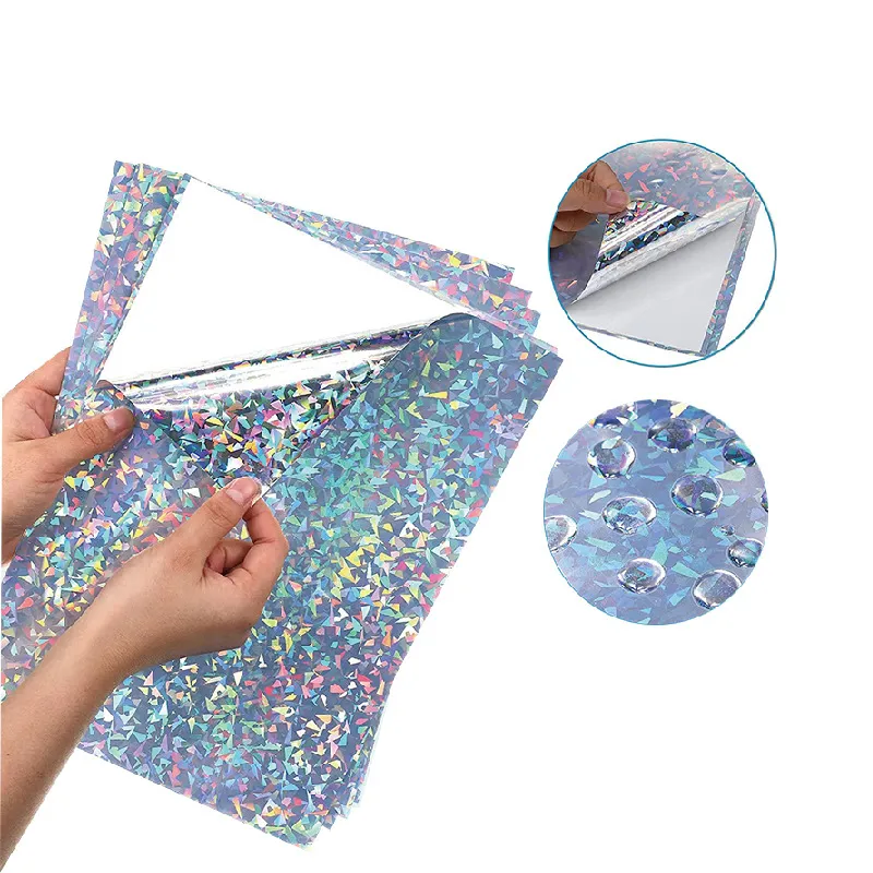 50sheets/pack a4 da stampa carta da stampa carta auto adesiva per stampante a getto d'inchiostro per decorazioni per la casa fai -da -te adesivi scrivibili