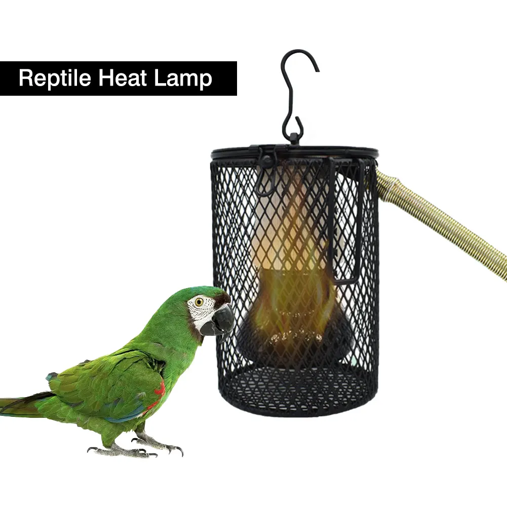 Pet Animal Warm Light Parrot Warm Lamp Turtle Heating Lamp Birdcage Ceramic Lamp Cover Lizard Reptile Winter Supplies Heater