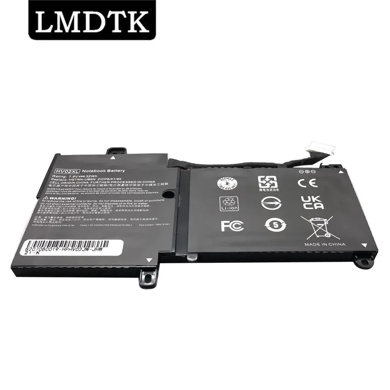 Batterijen LMDTK Nieuwe HV02XL -laptopbatterij voor HP Pavilion X360 11K000 11K047TU TPNW112 TPNQ164 HSTNNLB6P 796219421 796355005 7.6V 7.6V