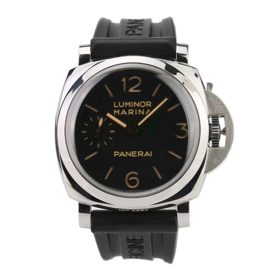 Zegarek męski Prezent Panerrais Temperament zegarek Sapphire Mirror Swiss Automatyczny ruch rozmiar 44 mm Pasek z osłoną z oryginalną klamrą igłą JG4W