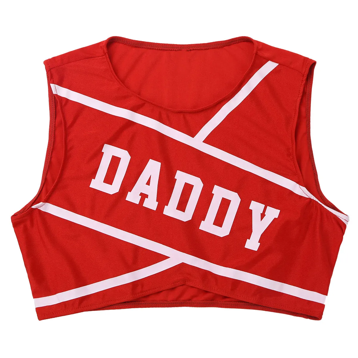 Costume da donna in costume cheerleader Crop Top con mini studentessa a gonna cheerleader dancewear cosplay uniforme