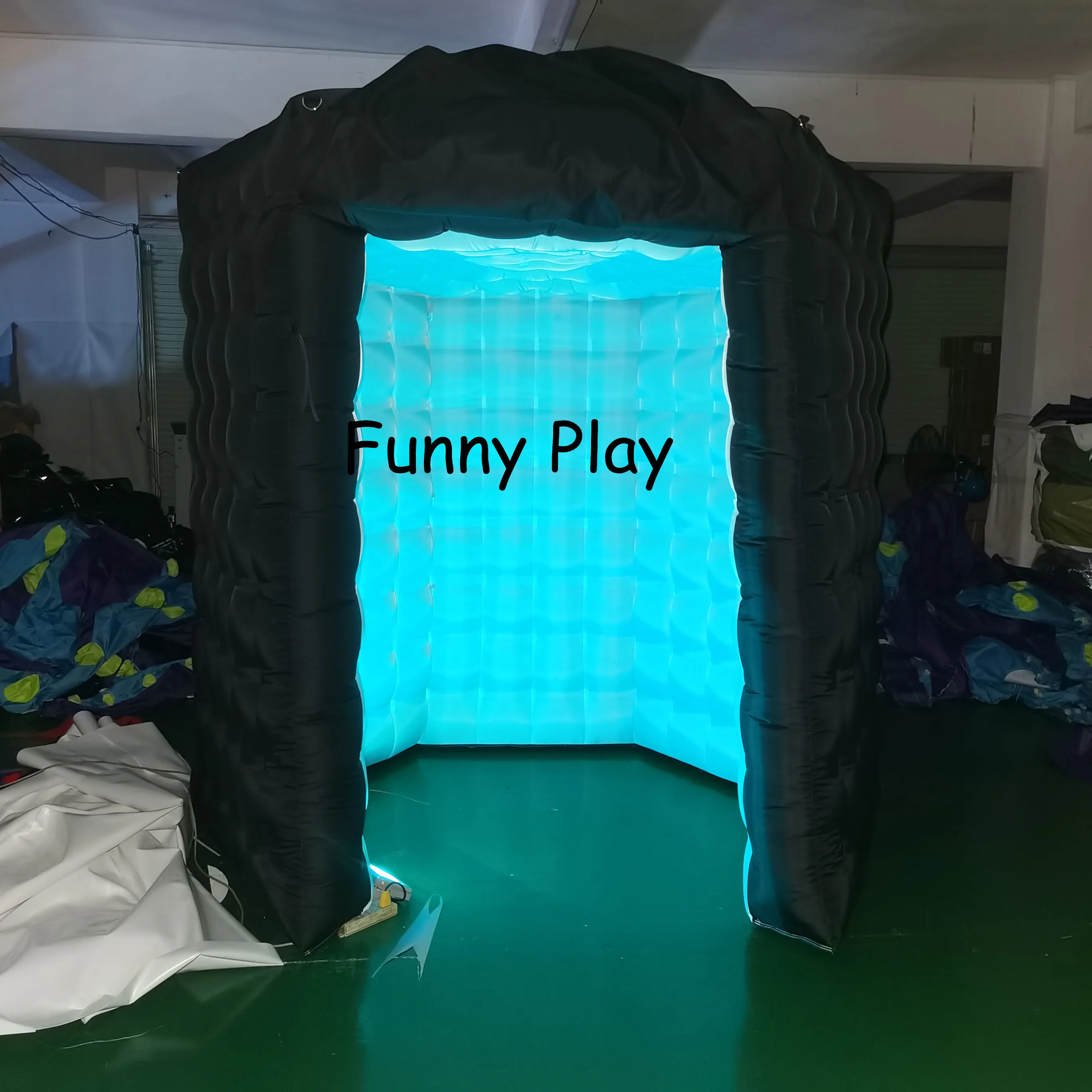 Wholesale Inflatable Cube Tent Led Photo Booth Enclosure With Fan ...