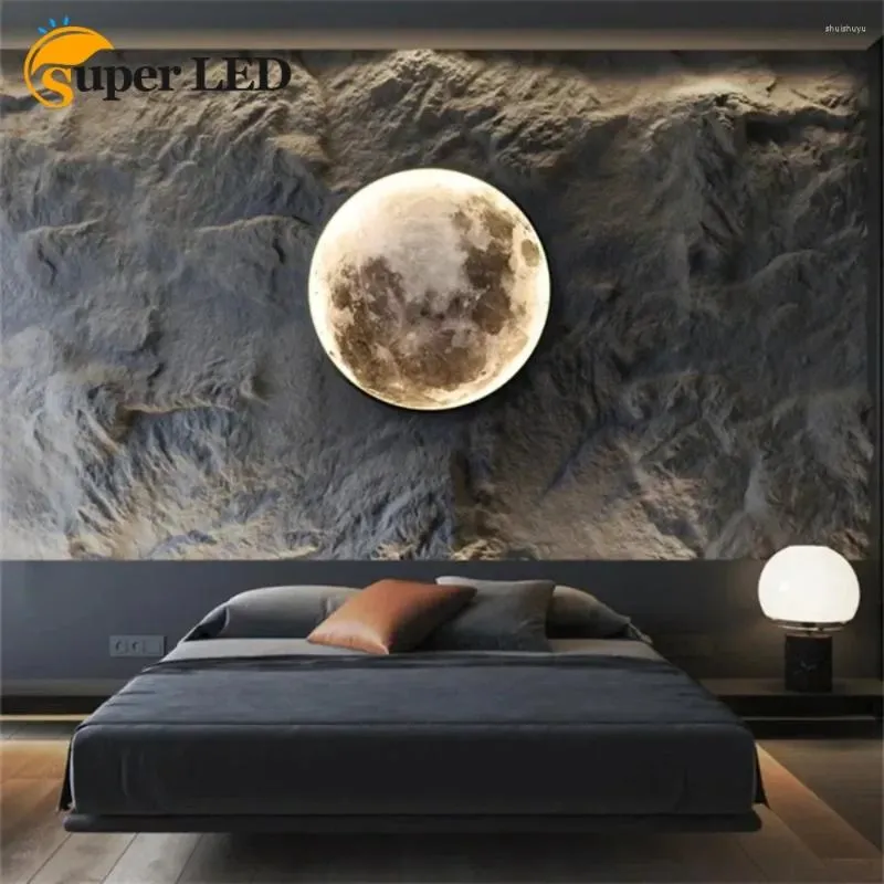 Lámpara de pared Arte Moderno diseño de iluminación interior dormitorio Led Led Decoración Luz de hogar