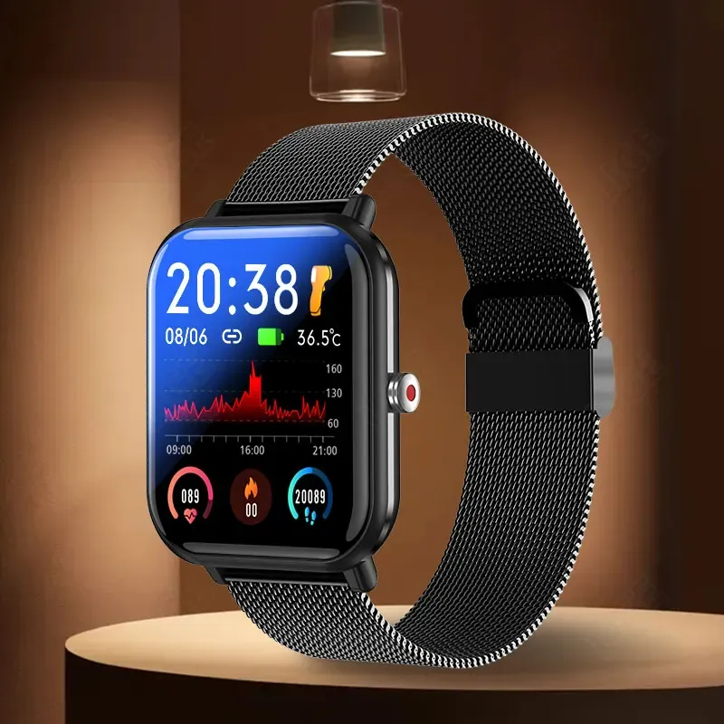 Uhren Lige 2023 SmartWatch Männer Uhr Waschtierdichte Blutsauerstoffherzfrequenz -Überwachung Bluetooth Call Smart Watch für Frauen iOS Android