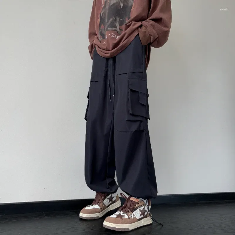 Herrenhose Männer Fracht Streetwear Hip Hop Casual Taschen Jogger männlich Harajuku Mode Harem Hosen große Jogginghosen