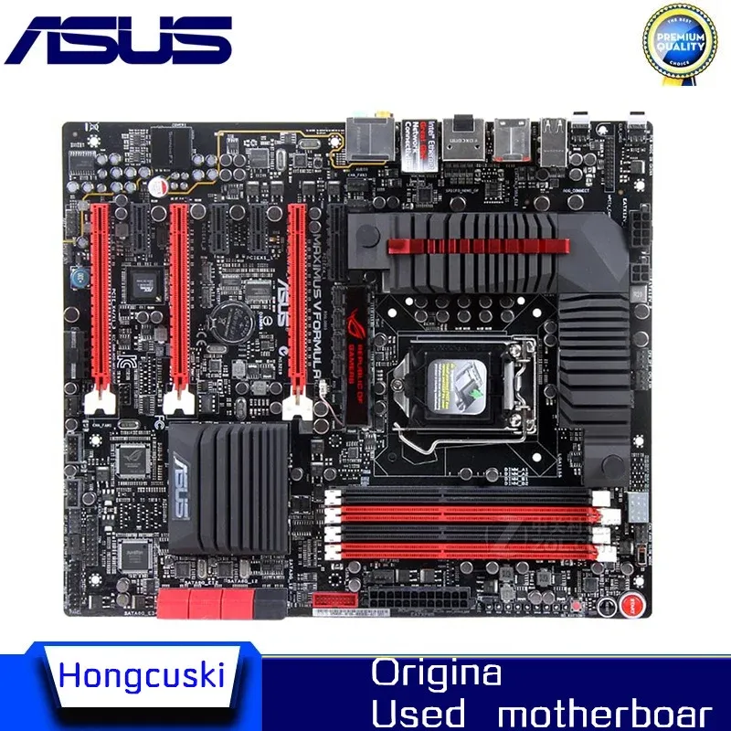 Placas -mãe usadas para asus maximus v fórmula para mesa de mesa LGA 1155 DDR3 32 GB USB3.0 para 22/32NM CPU Z77 Placa -mãe