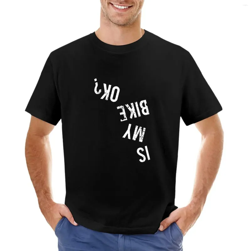 Les polos masculins sont mon vélo ok?T-shirt Blouse surdimensionné des vêtements mignons animaux Prinfor Boys Mens T-shirts graphiques